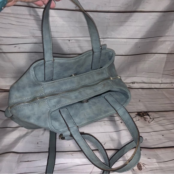 FREE PEOPLE LEATHER TEAL WOMEN BAG WITH ADJUSTABLE STRAP - Picture 10 of 16
